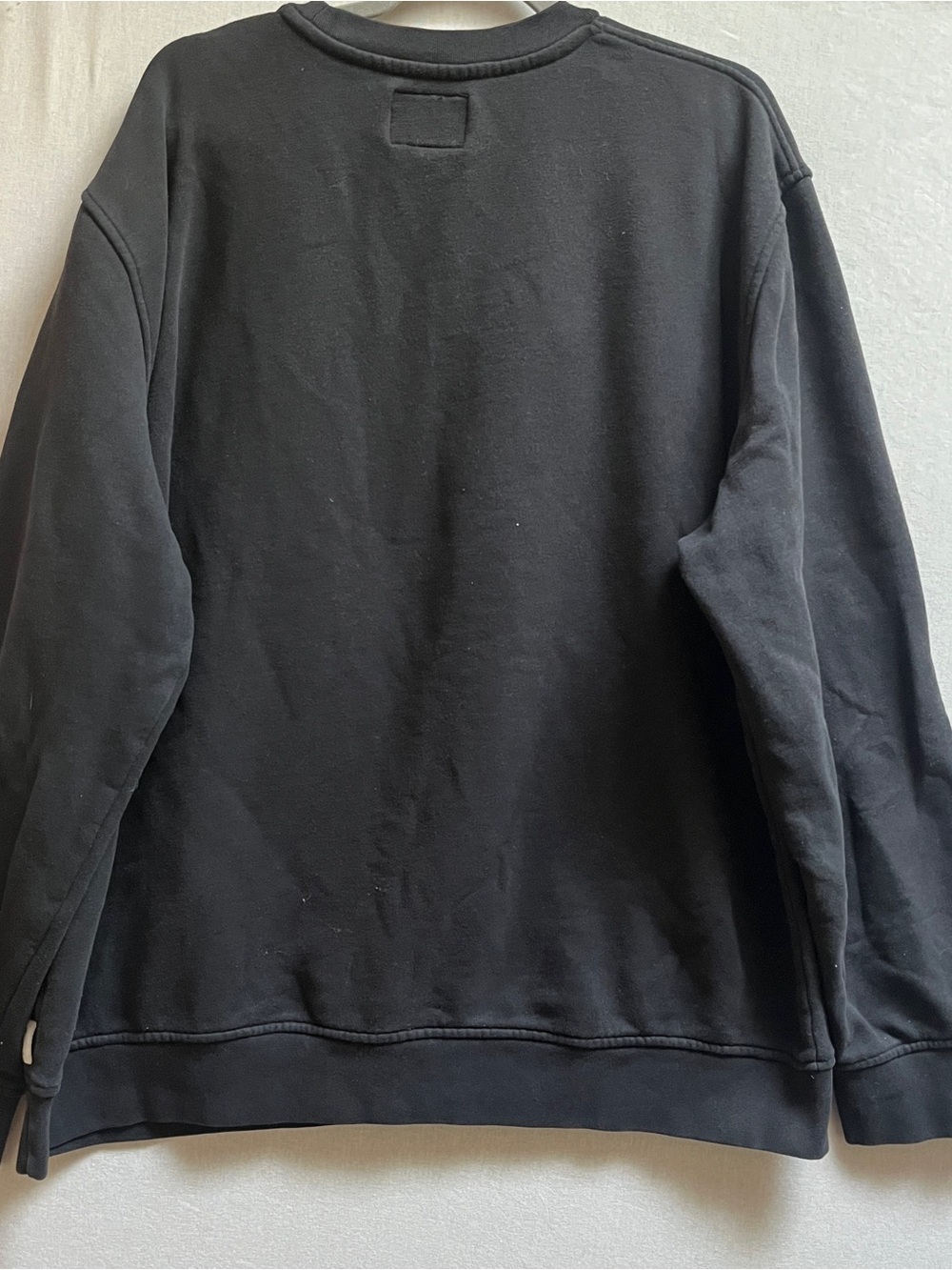 Roots Black Logo Cotton Fleece Casual Sweatshirt XXL - Picture 2 of 8